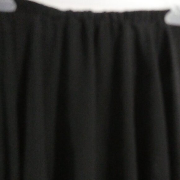 DEX | medium | Black Asymmetrical Skirt Ruffled Bottom | Stretch Waistband | NWT - Picture 3 of 16